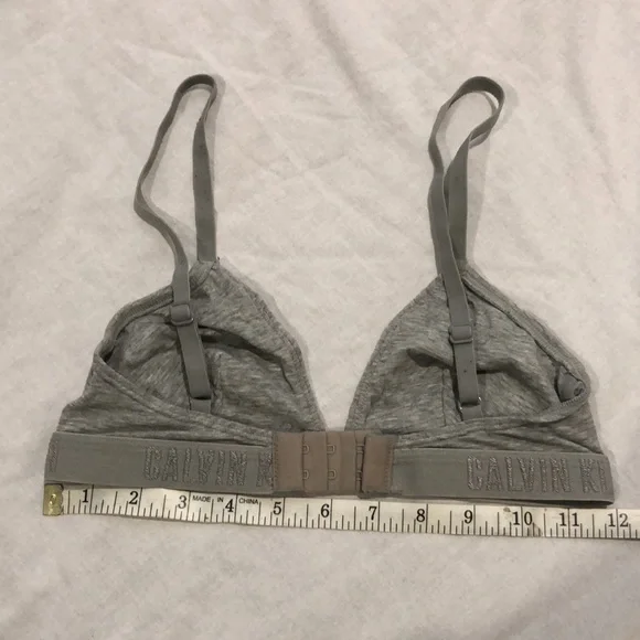 Calvin Klein Triangle Bralettes - Picture 3 of 5
